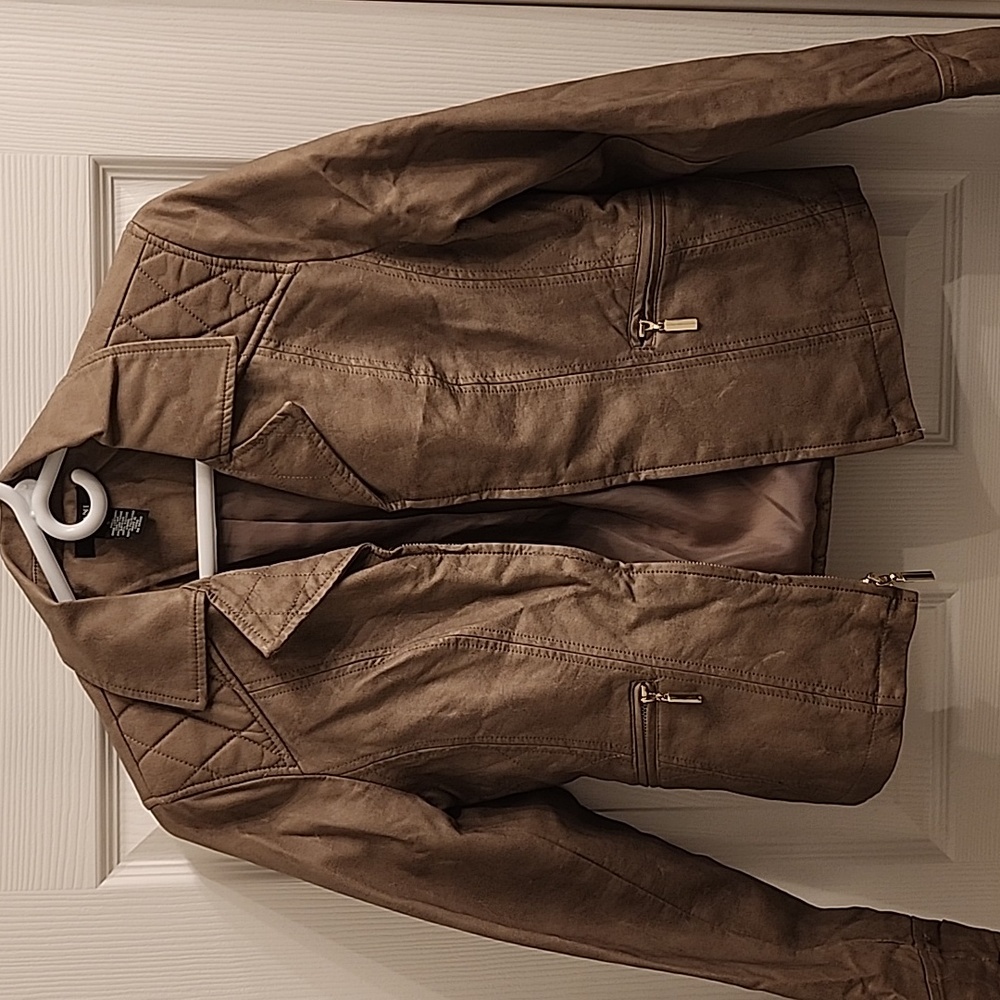 Alfani jacket, size S, tan